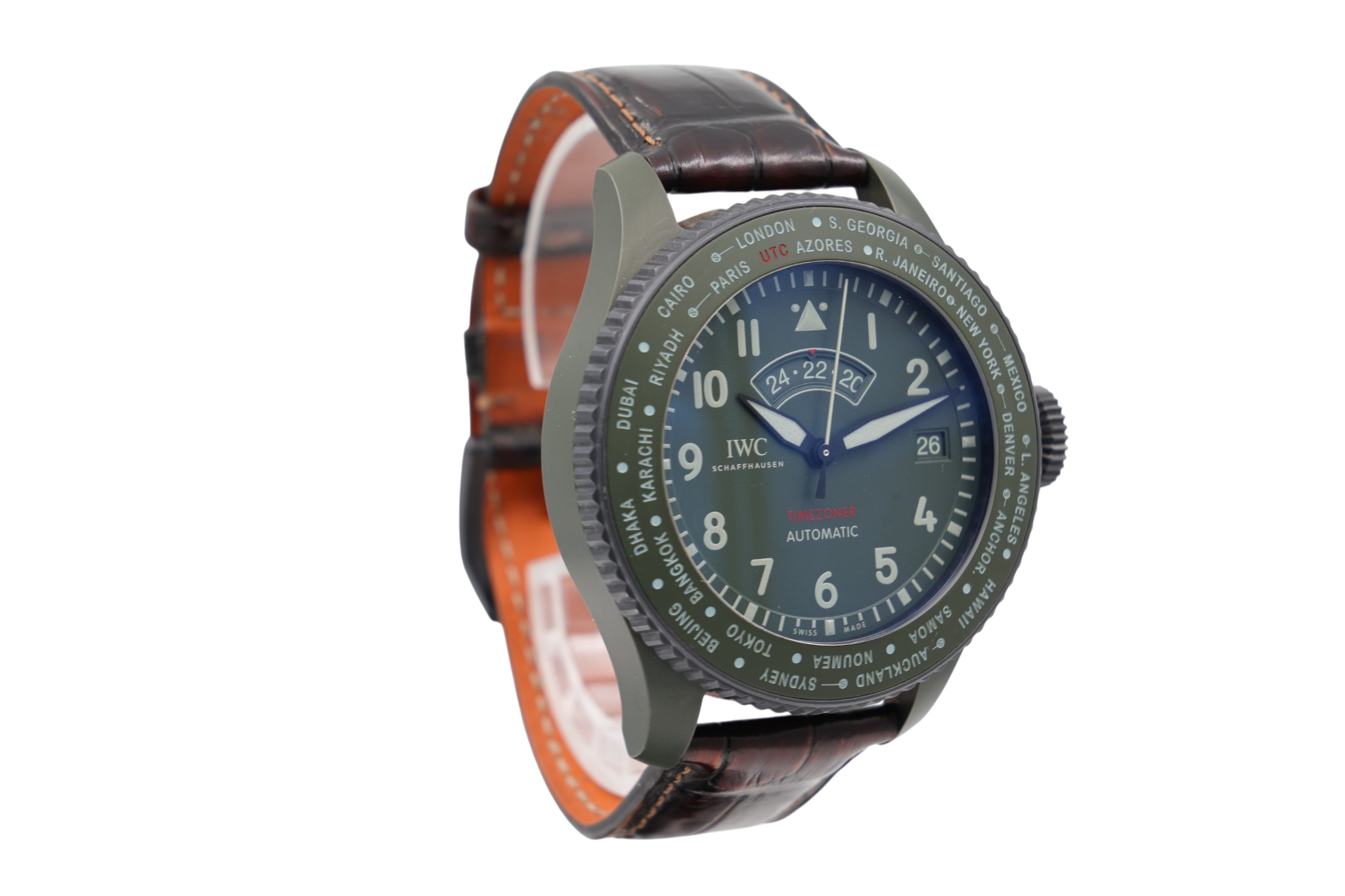 IWC - Pilot Timezoner – Green – IW395601 – 2025