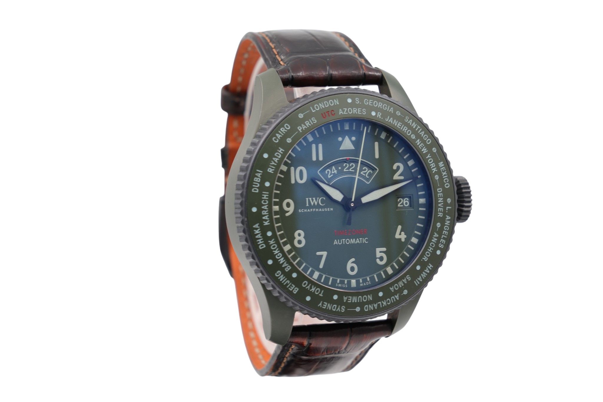 IWC - Pilot Timezoner – Green – IW395601 – 2025