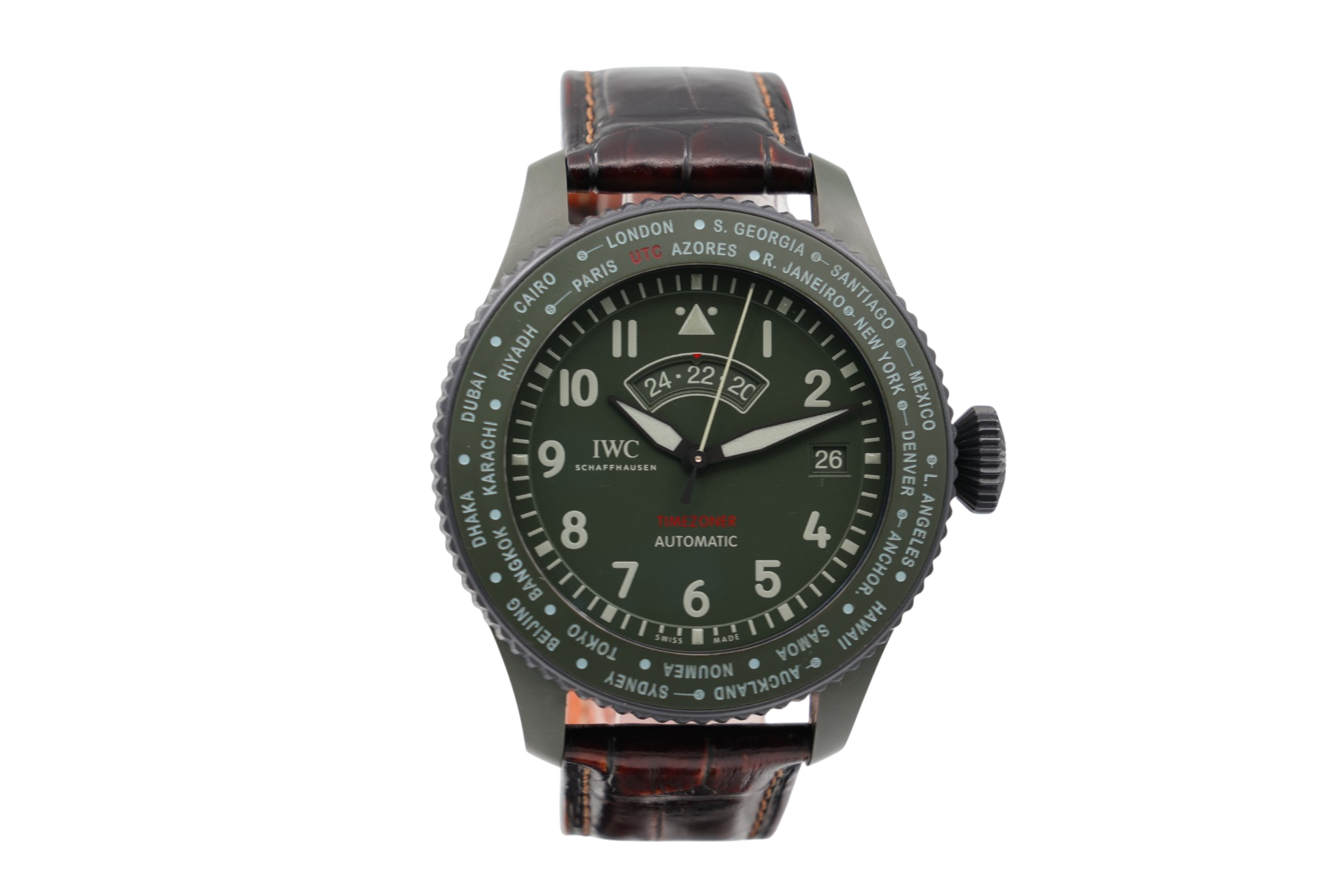 IWC - Pilot Timezoner – Green – IW395601 – 2025