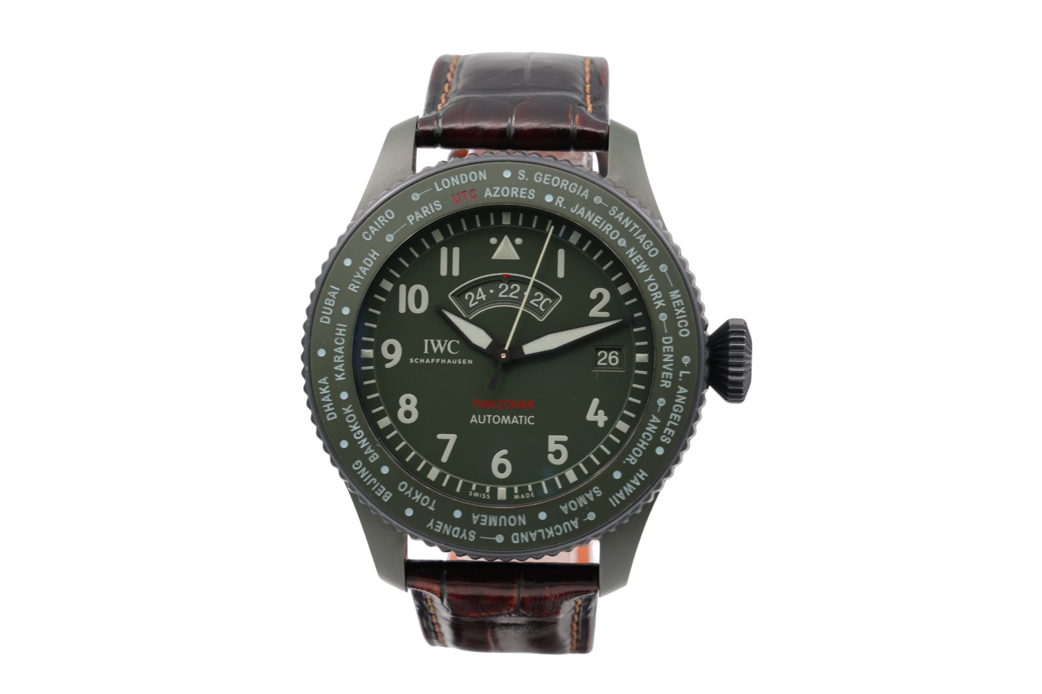 IWC - Pilot Timezoner – Green – IW395601 – 2025