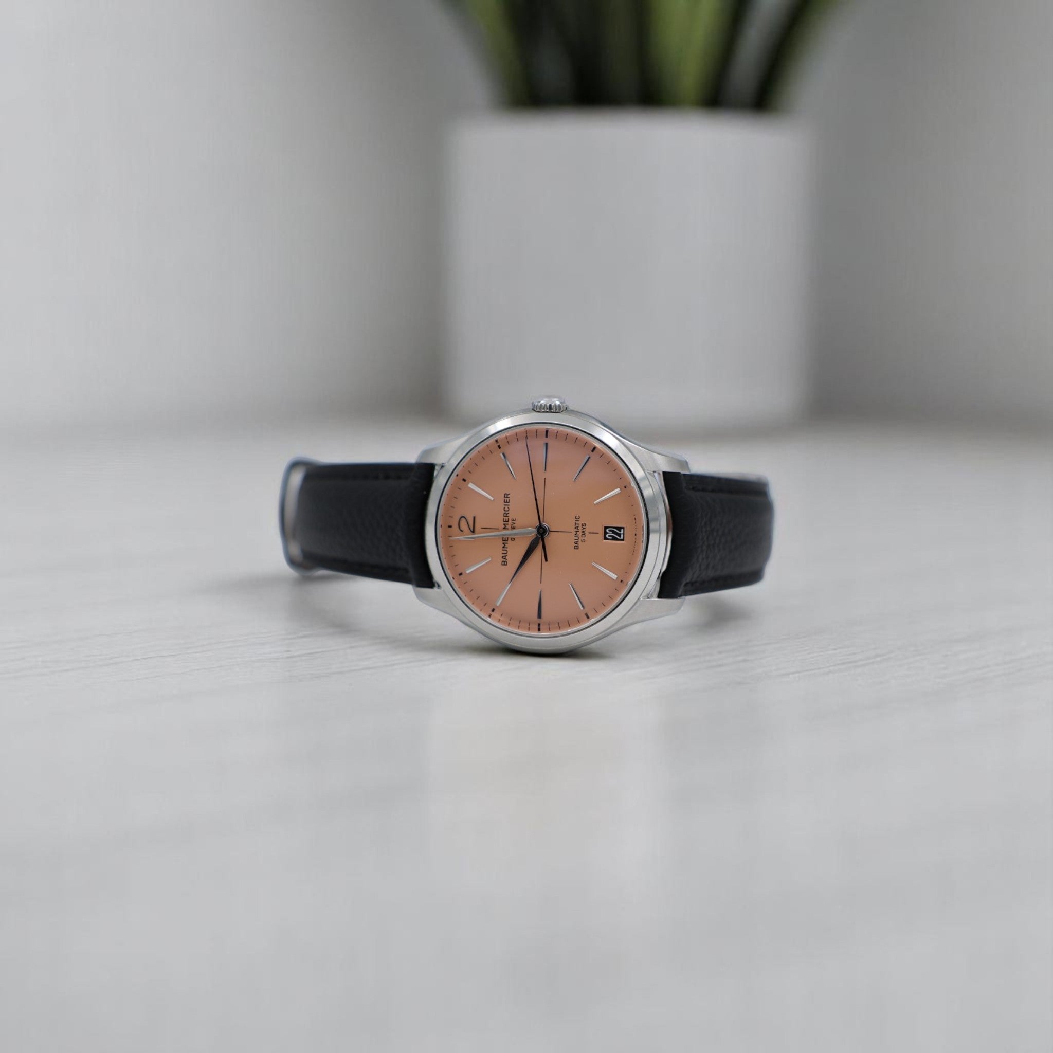 Baume & Mercier - Clifton - M0A10778 - Salmon Dial