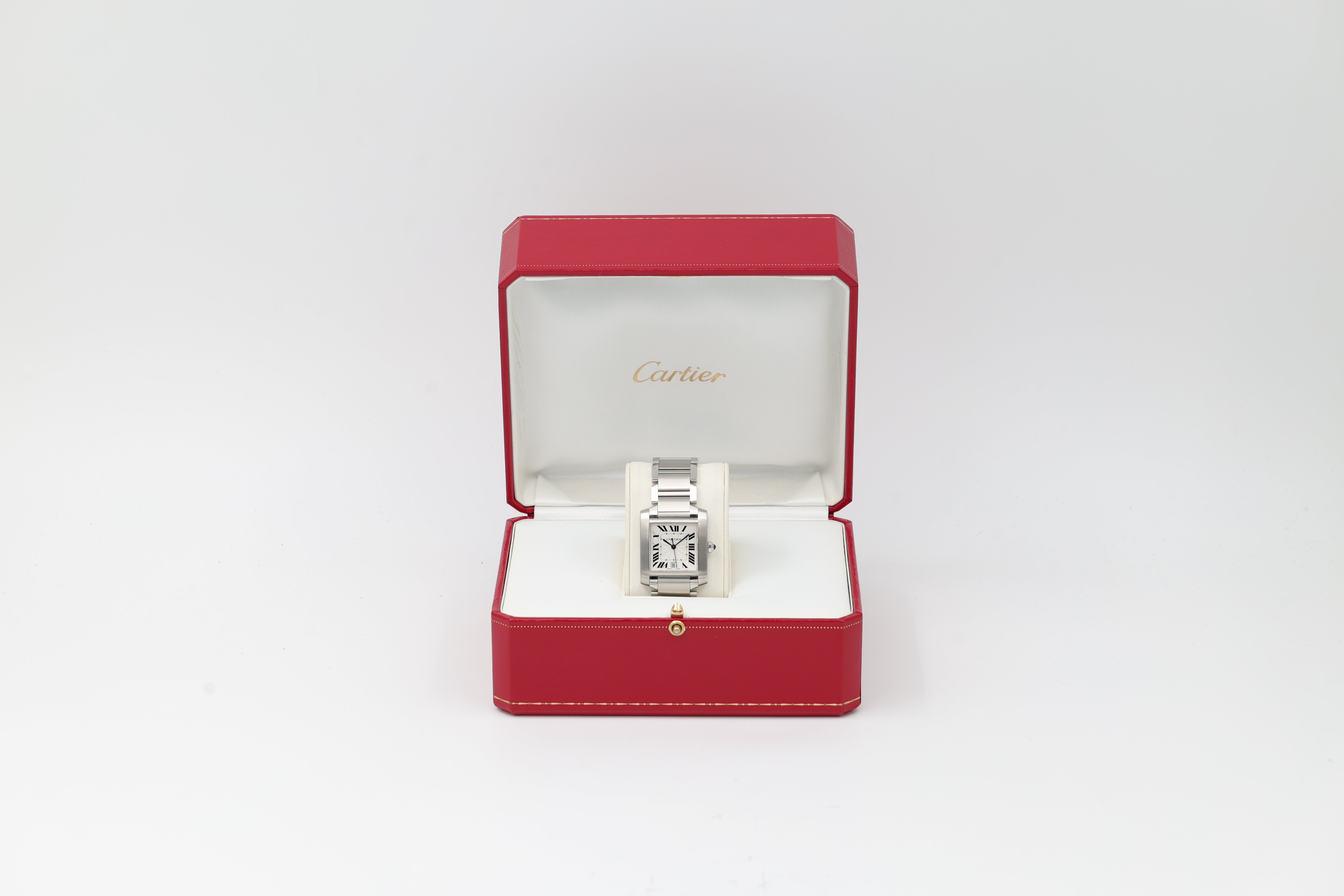 Cartier - Tank Francaise – White Roman Numerals – 2302 – 2000s