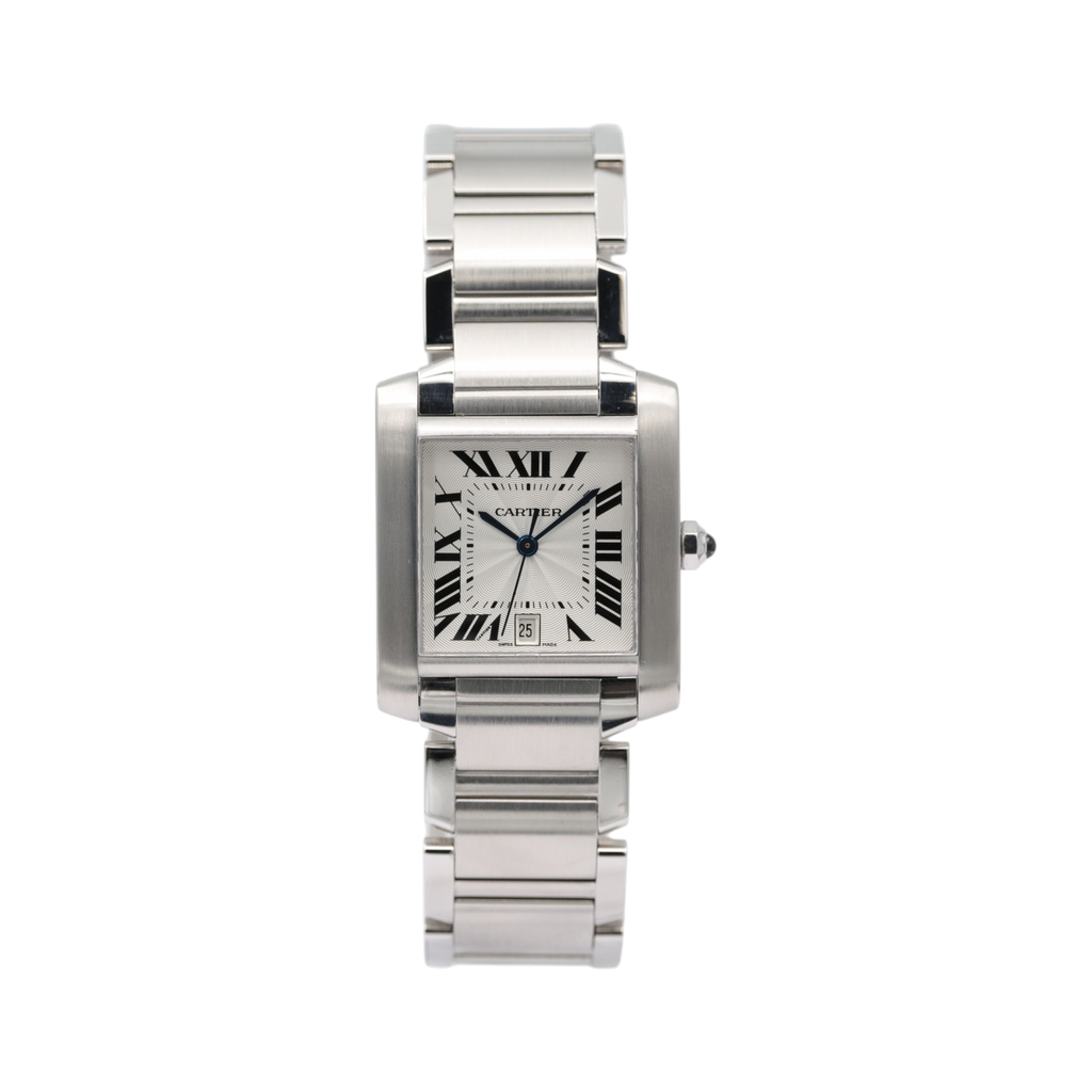Cartier - Tank Francaise – White Roman Numerals – 2302 – 2000s
