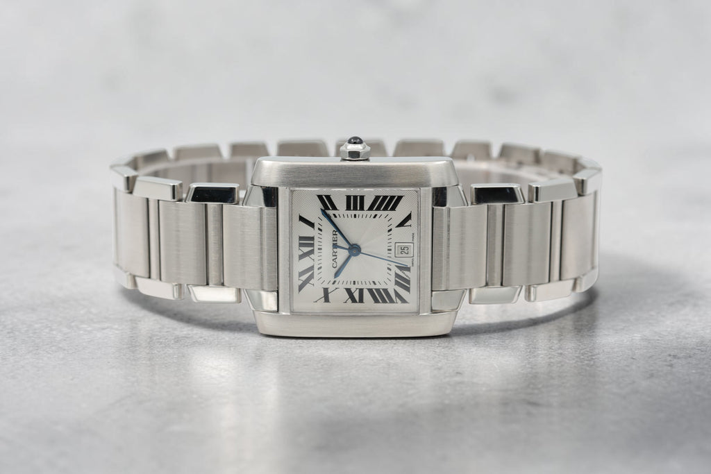Cartier - Tank Francaise – White Roman Numerals – 2302 – 2000s