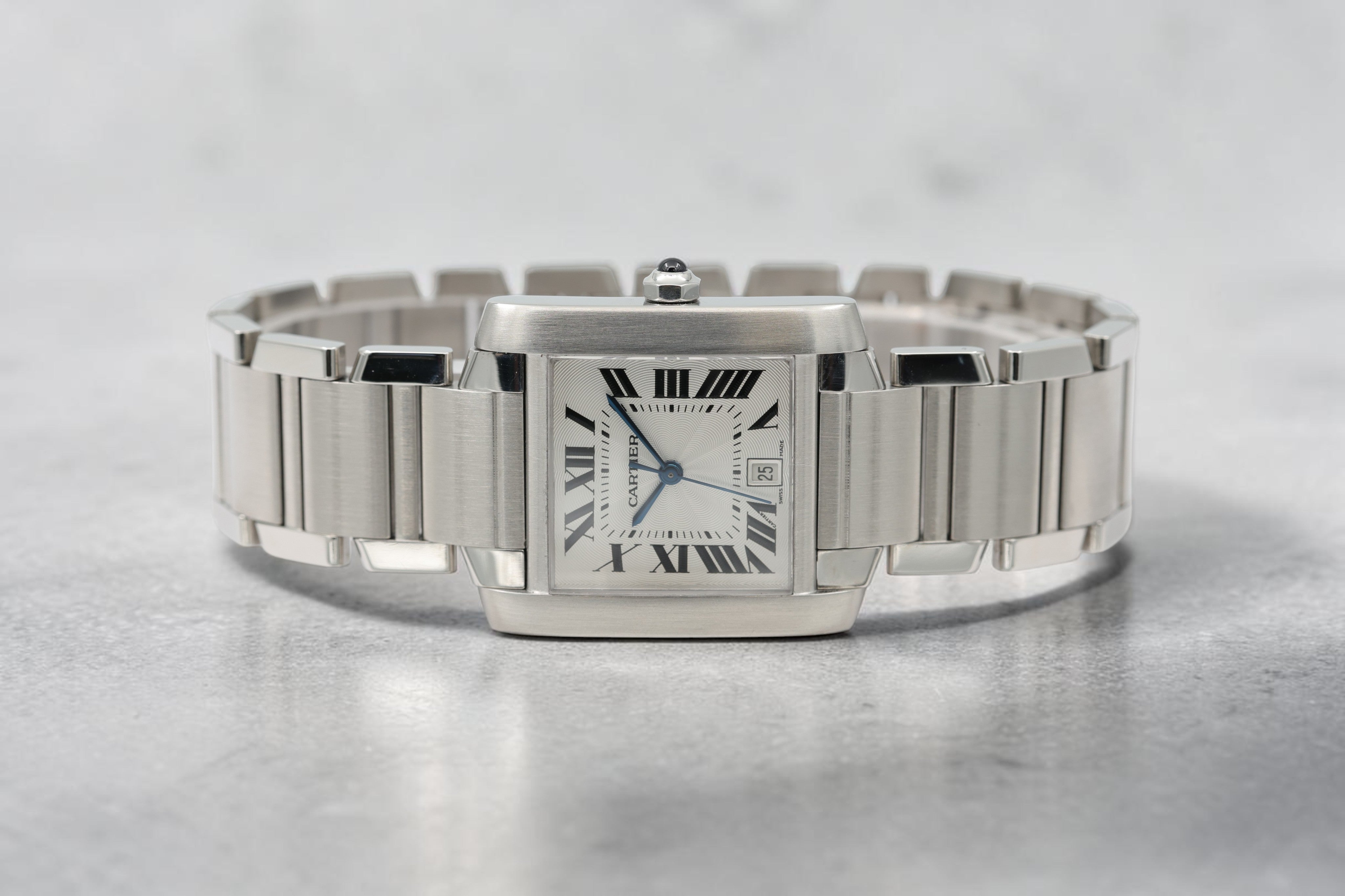 Cartier - Tank Francaise – White Roman Numerals – 2302 – 2000s