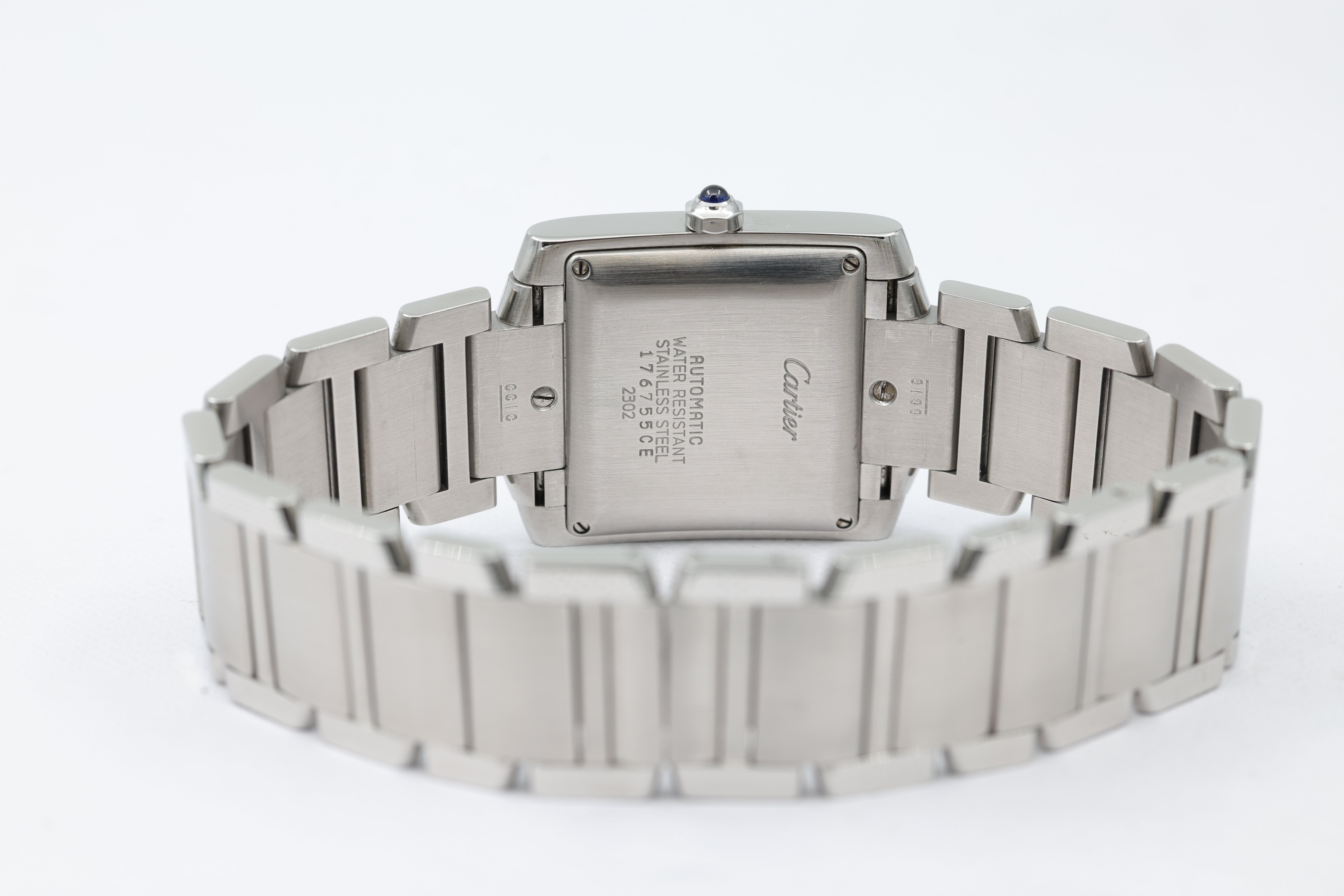 Cartier - Tank Francaise – White Roman Numerals – 2302 – 2000s