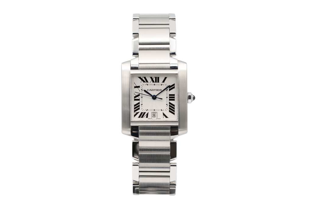 Cartier - Tank Francaise – White Roman Numerals – 2302 – 2000s