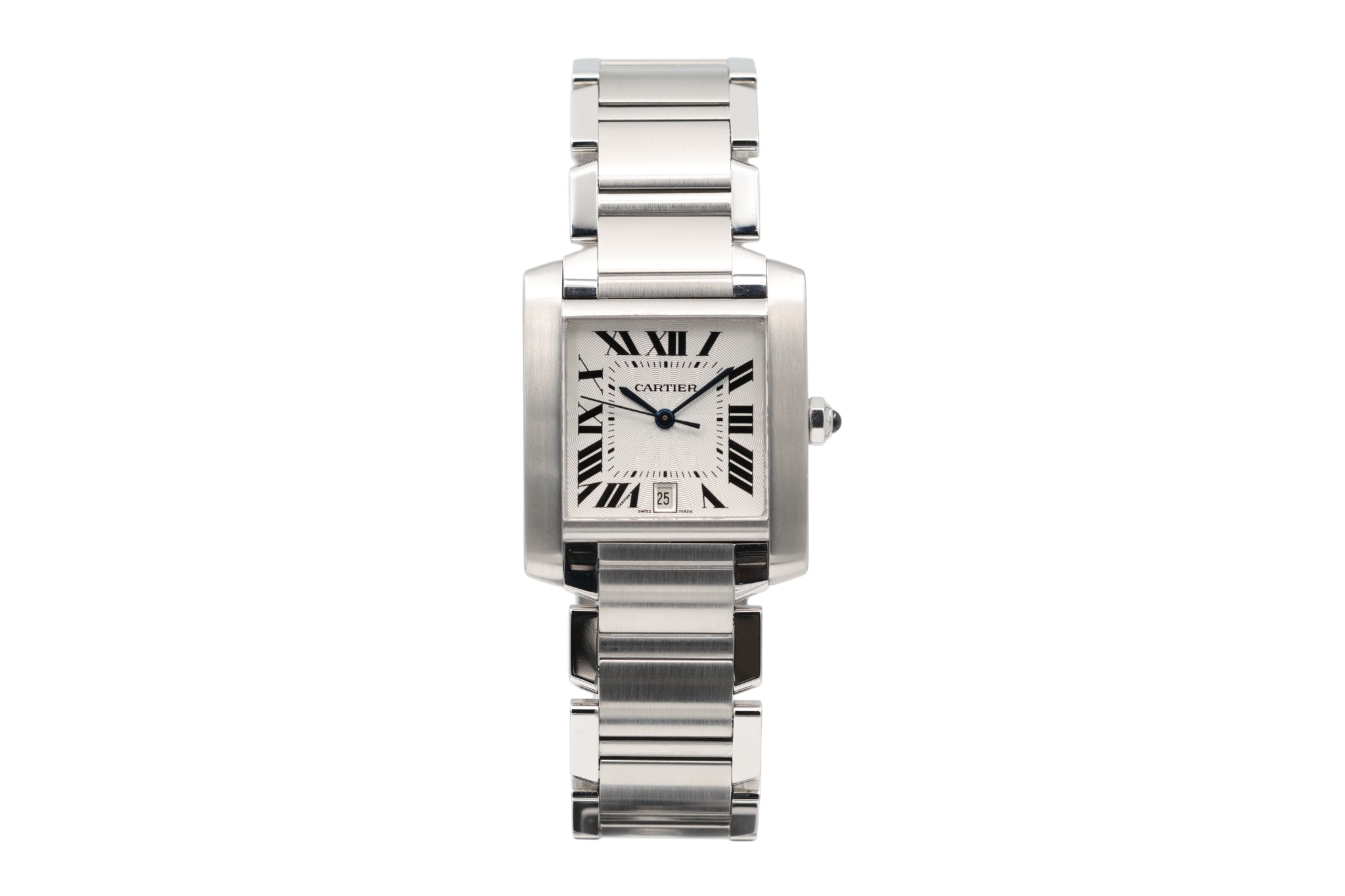 Cartier - Tank Francaise – White Roman Numerals – 2302 – 2000s