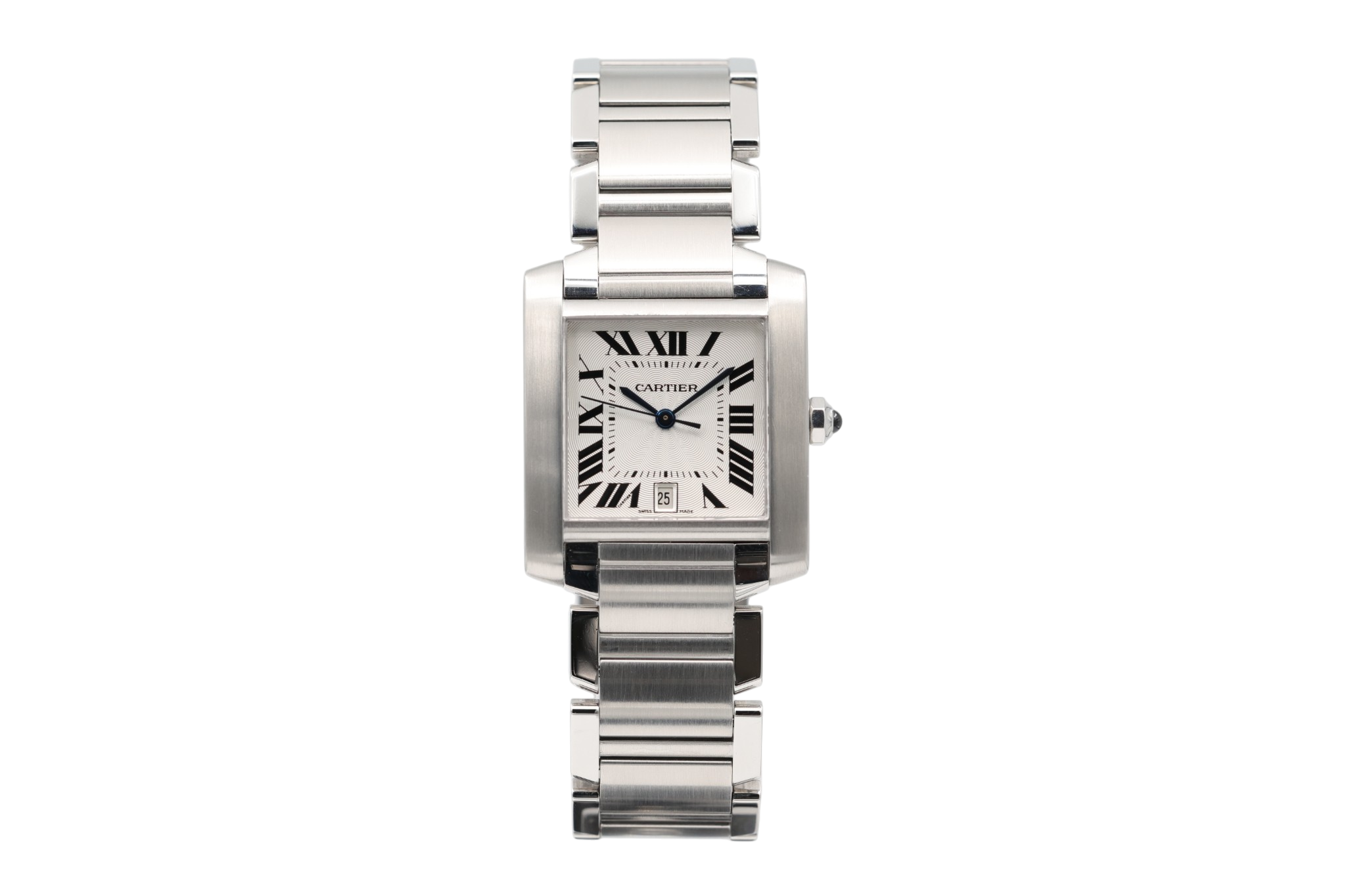 Cartier - Tank Francaise – White Roman Numerals – 2302 – 2000s