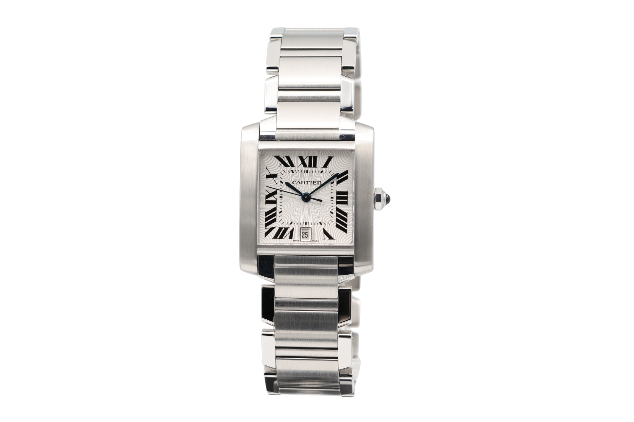 Cartier - Tank Francaise – White Roman Numerals – 2302 – 2000s