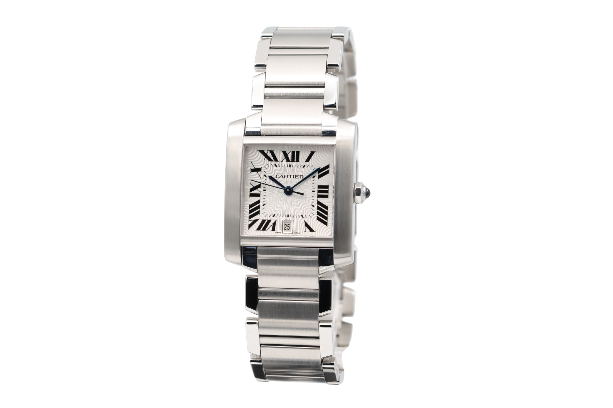 Cartier - Tank Francaise – White Roman Numerals – 2302 – 2000s
