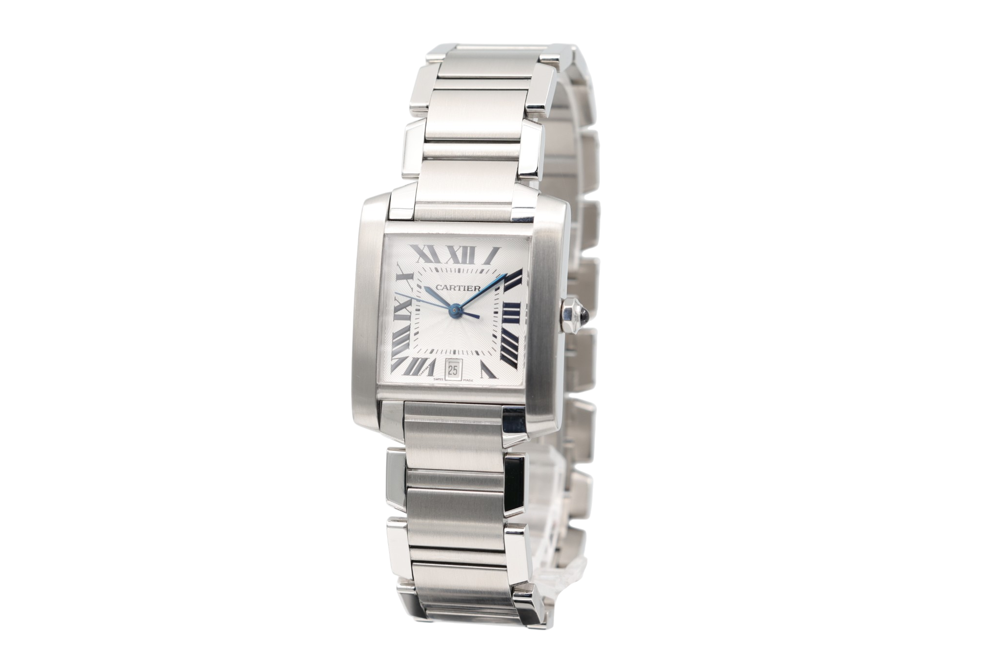 Cartier - Tank Francaise – White Roman Numerals – 2302 – 2000s