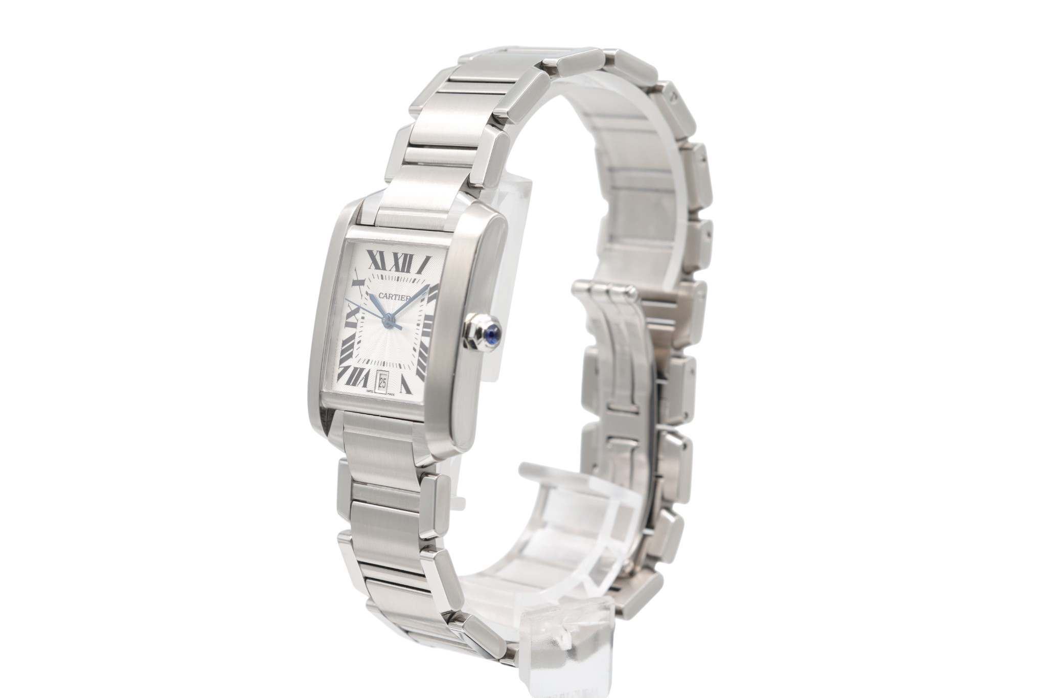 Cartier - Tank Francaise – White Roman Numerals – 2302 – 2000s