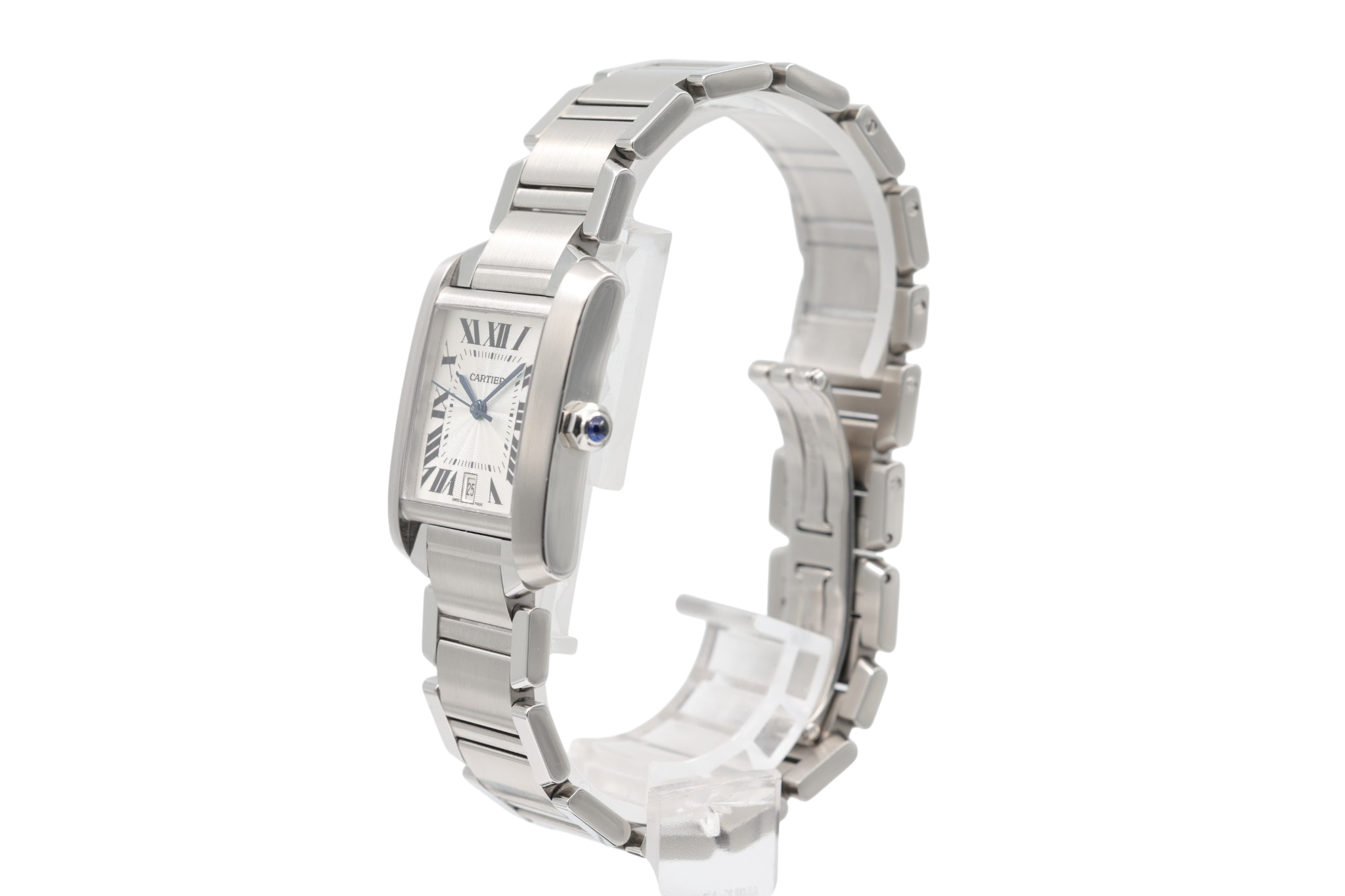 Cartier - Tank Francaise – White Roman Numerals – 2302 – 2000s