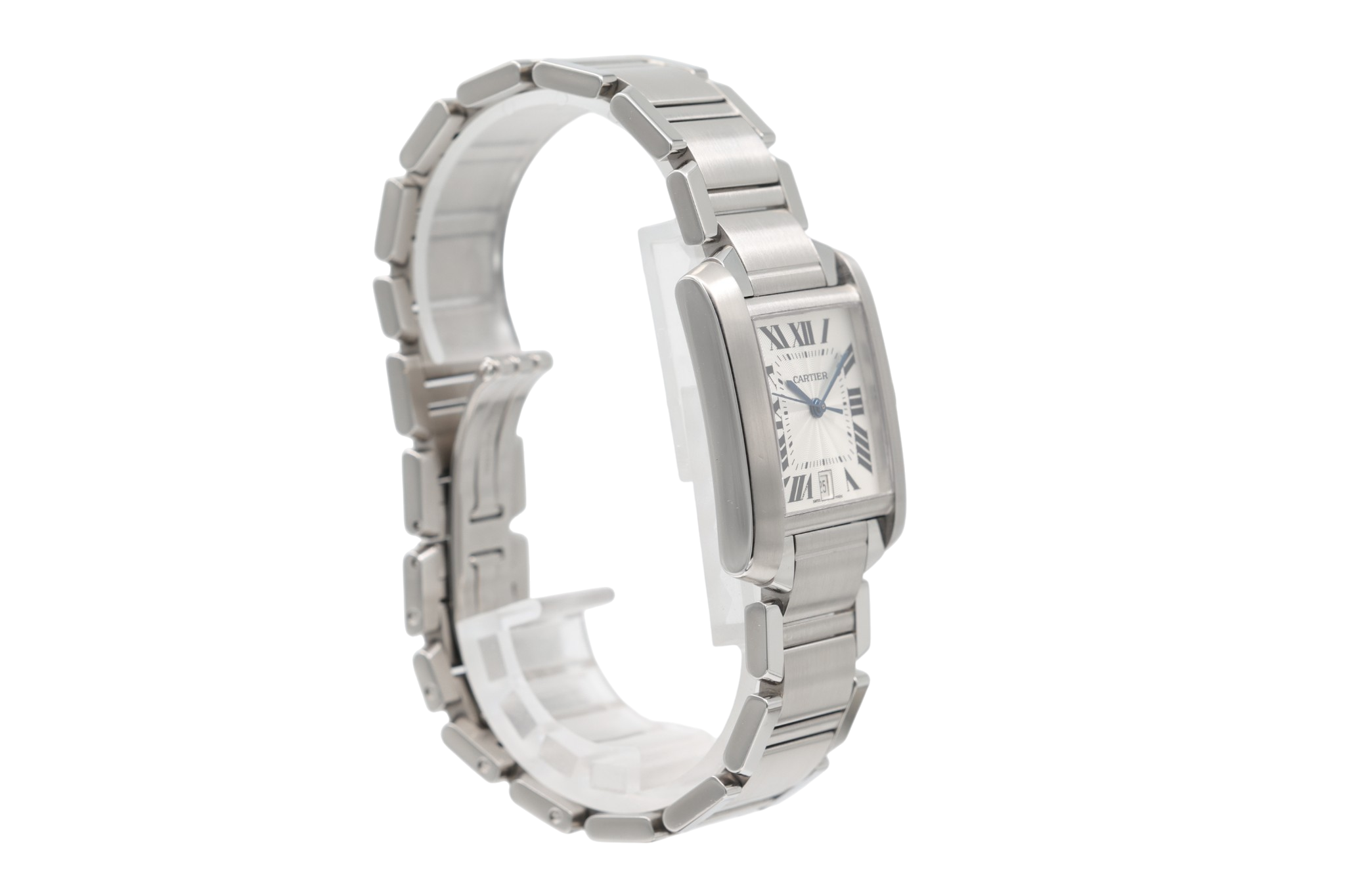 Cartier - Tank Francaise – White Roman Numerals – 2302 – 2000s