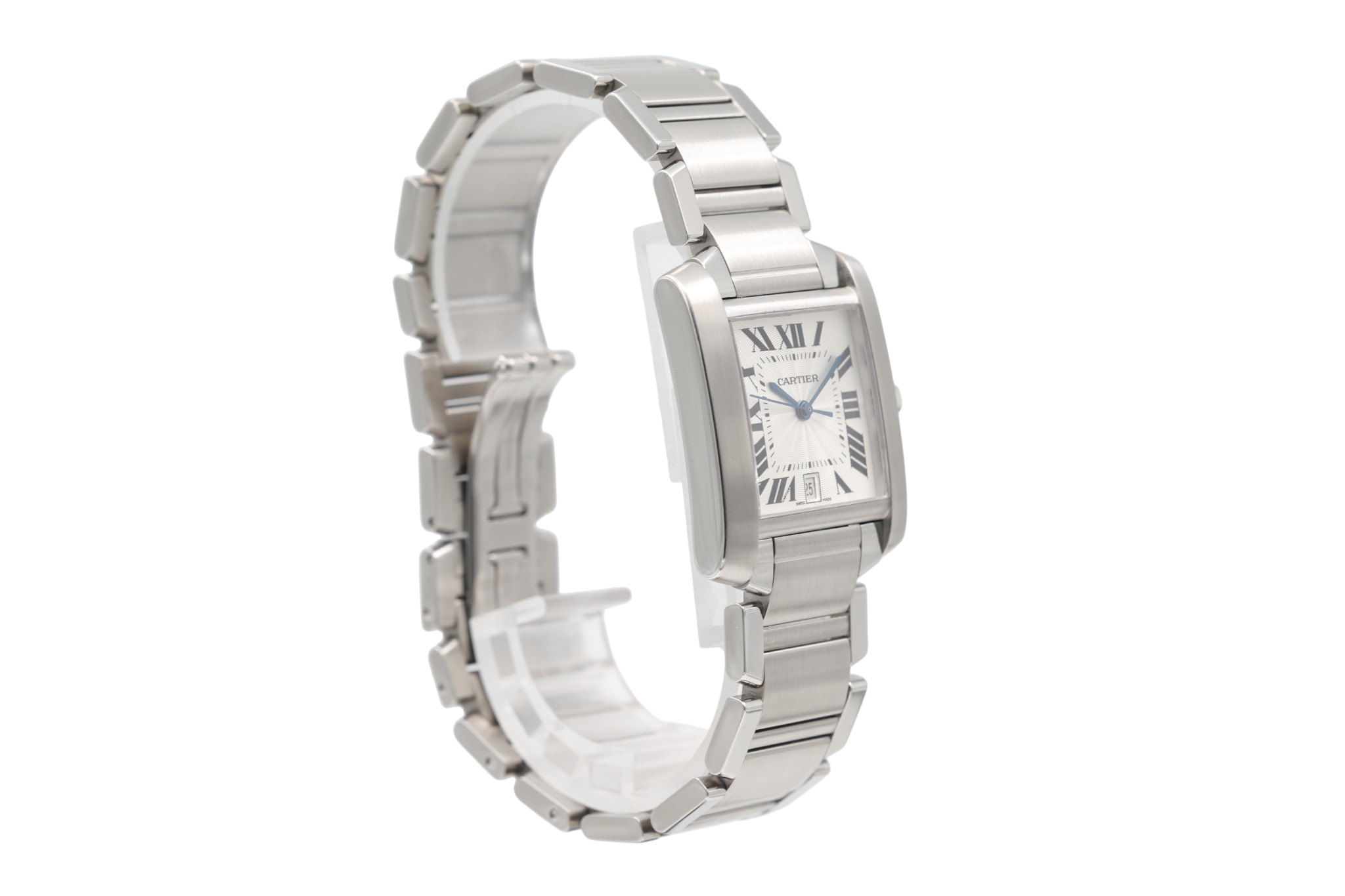 Cartier - Tank Francaise – White Roman Numerals – 2302 – 2000s