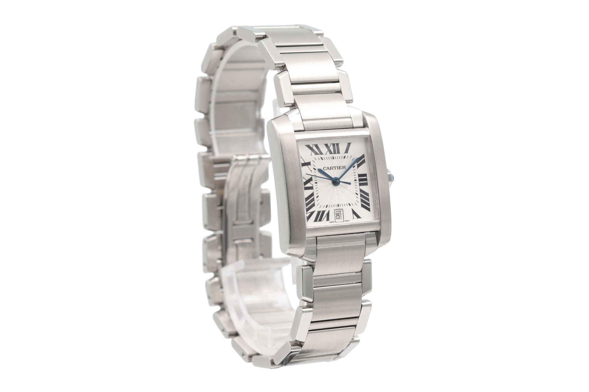 Cartier - Tank Francaise – White Roman Numerals – 2302 – 2000s
