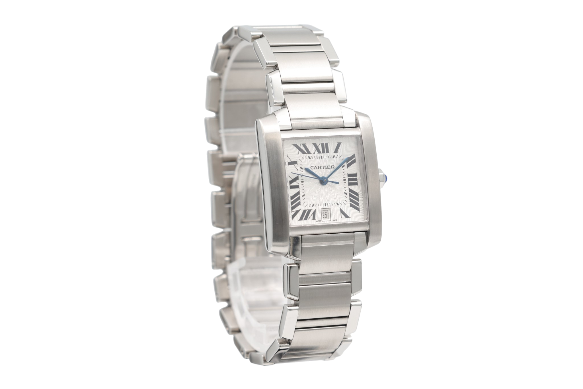 Cartier - Tank Francaise – White Roman Numerals – 2302 – 2000s