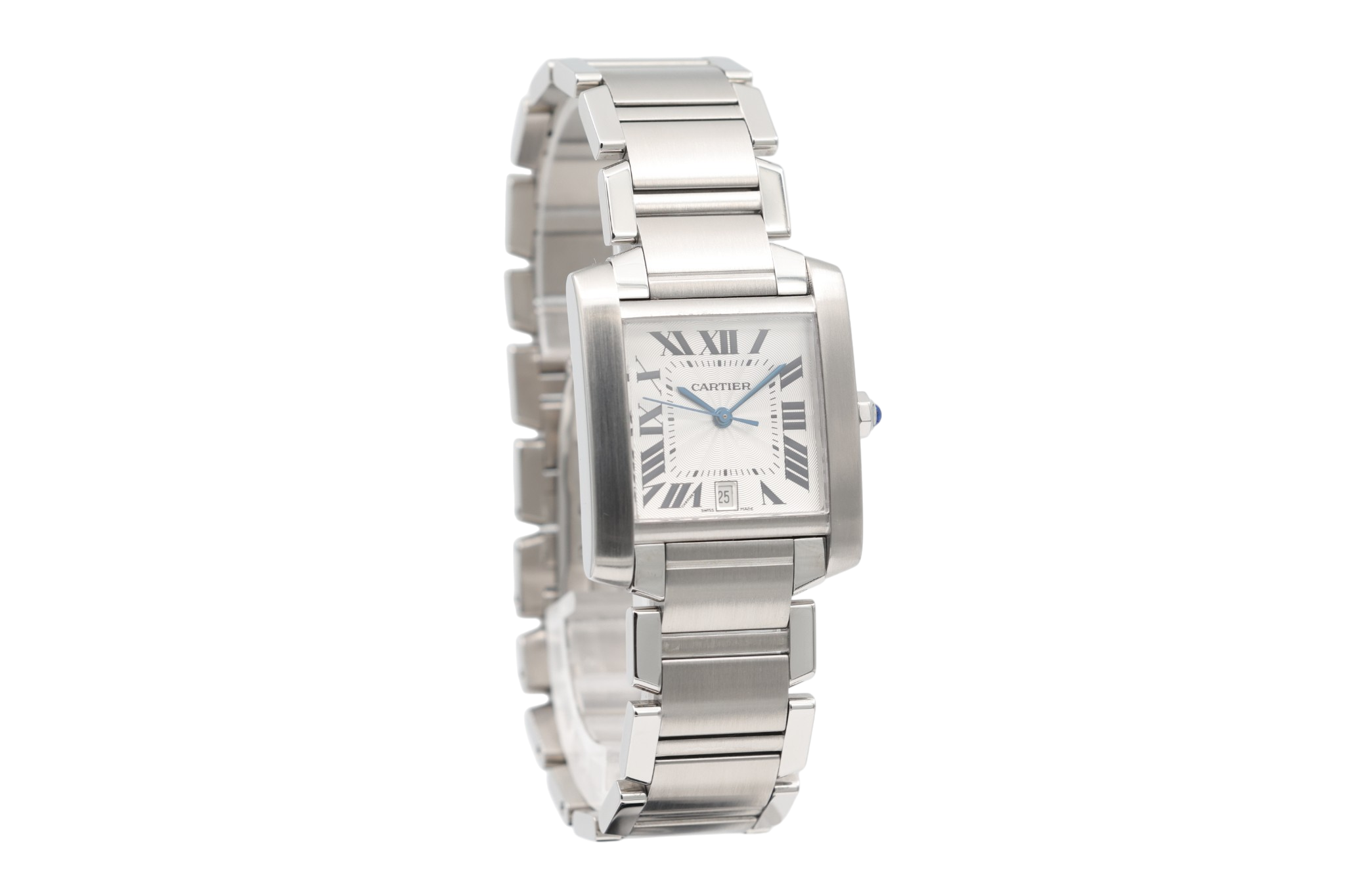 Cartier - Tank Francaise – White Roman Numerals – 2302 – 2000s