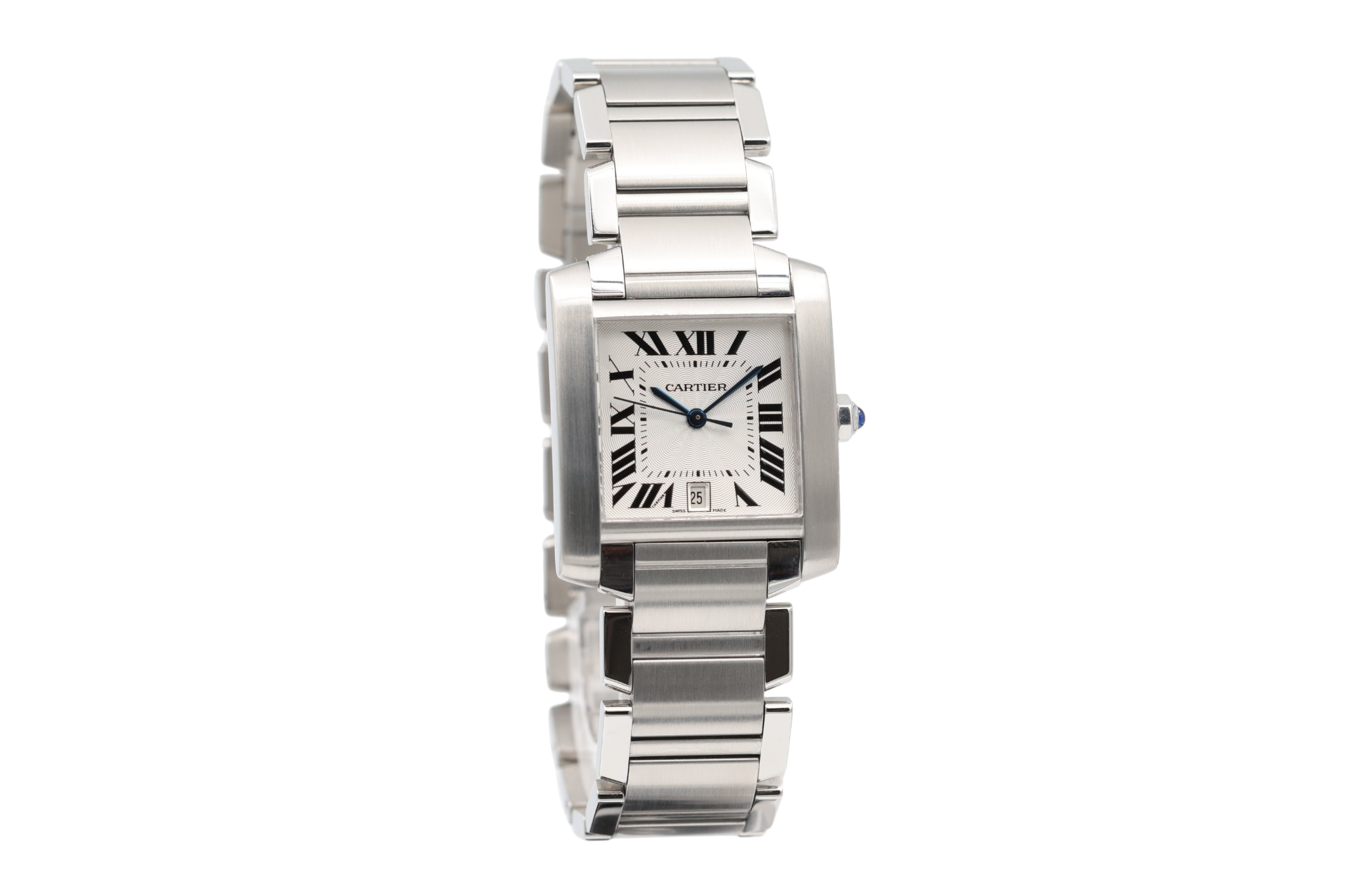 Cartier - Tank Francaise – White Roman Numerals – 2302 – 2000s