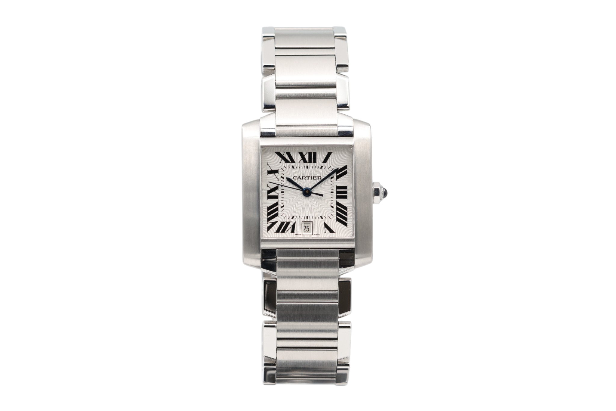 Cartier - Tank Francaise – White Roman Numerals – 2302 – 2000s