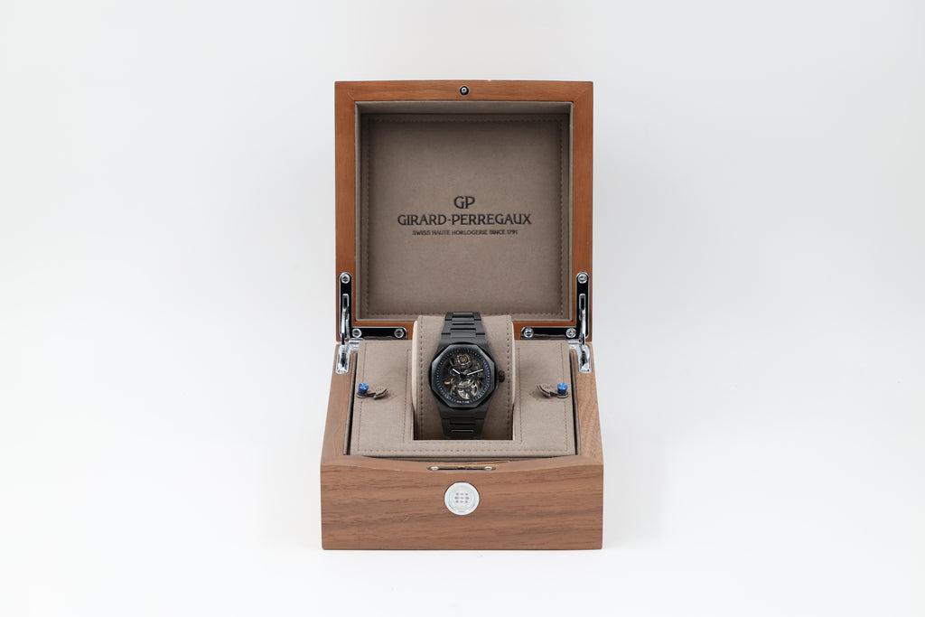 Girard-Perregaux - Laureato Black Ceramic - Black Skeleton Dial - 81015-32-001-32A - 2022