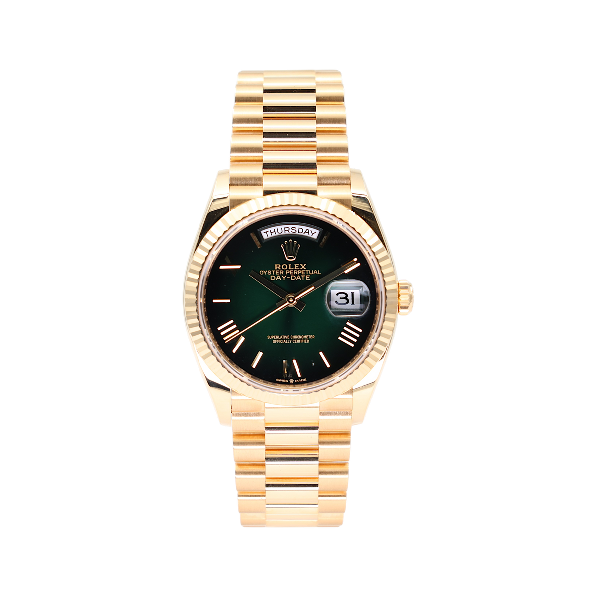 Rolex - Day Date 36 – Green Ombre – 128238 – 2026