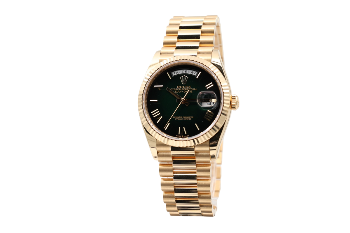 Rolex - Day Date 36 – Green Ombre – 128238 – 2026