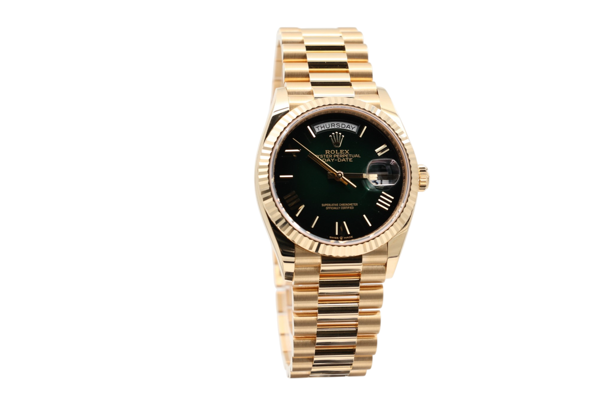Rolex - Day Date 36 – Green Ombre – 128238 – 2026
