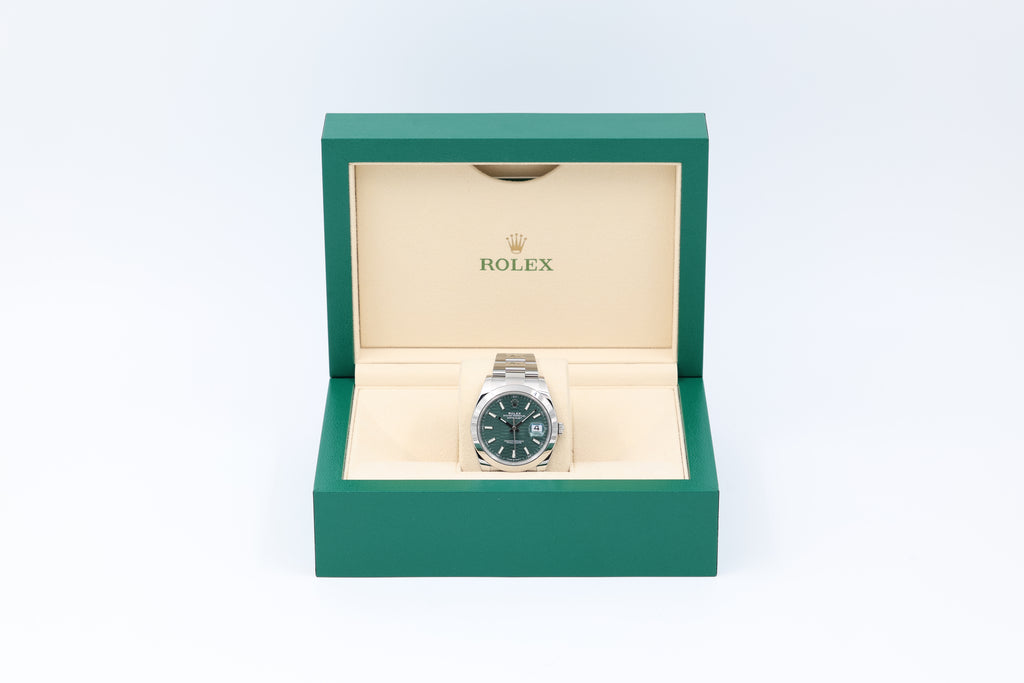 Rolex - Datejust – Green motif – 126300 – 2023
