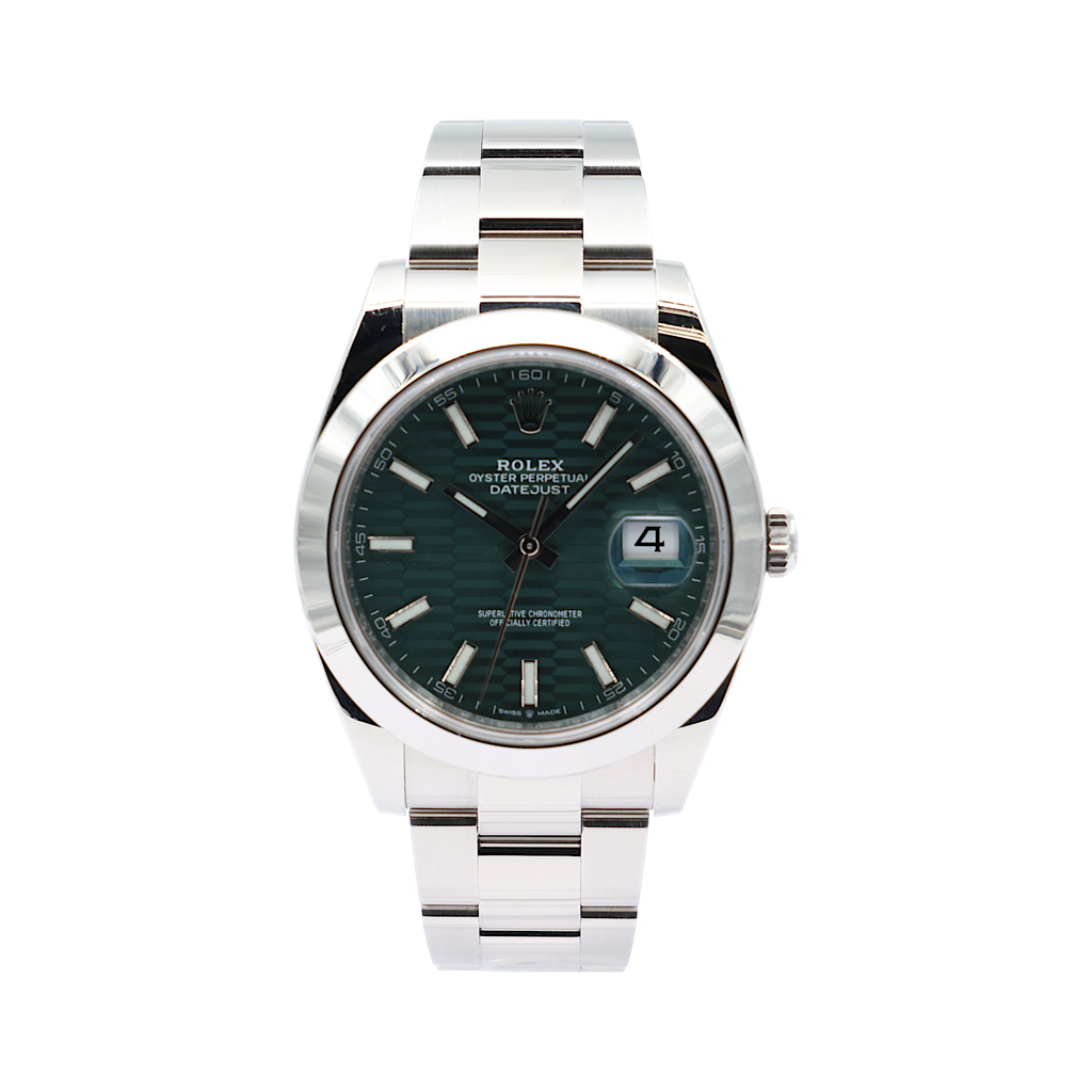 Rolex - Datejust – Green motif – 126300 – 2023