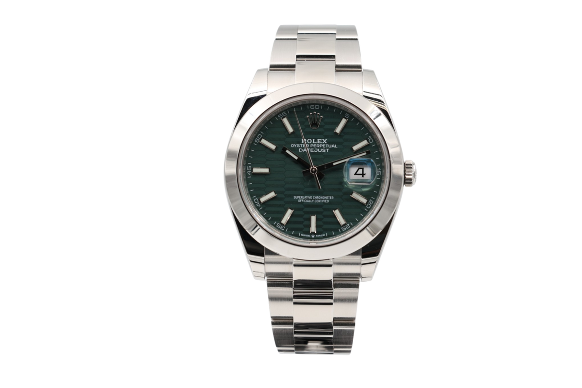Rolex - Datejust – Green motif – 126300 – 2023