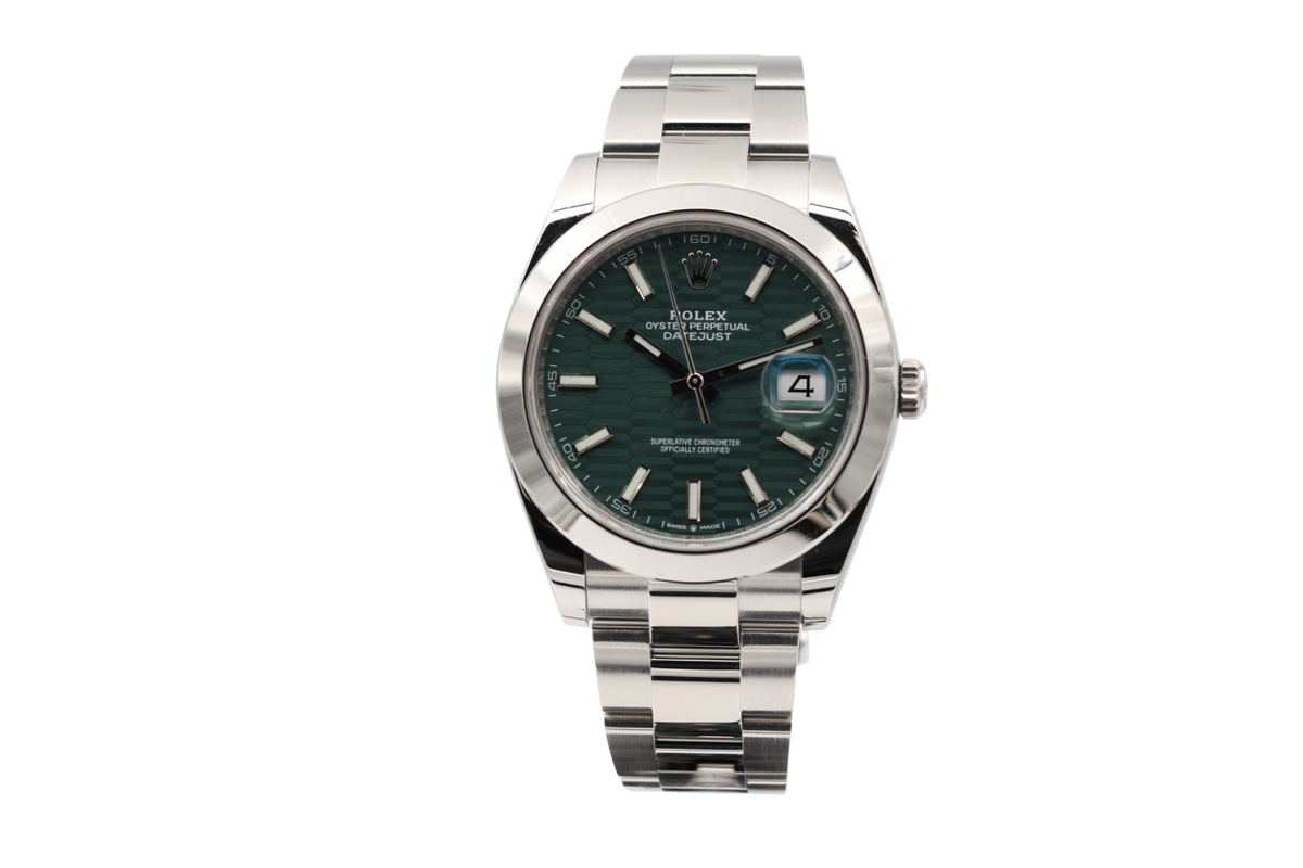 Rolex - Datejust – Green motif – 126300 – 2023