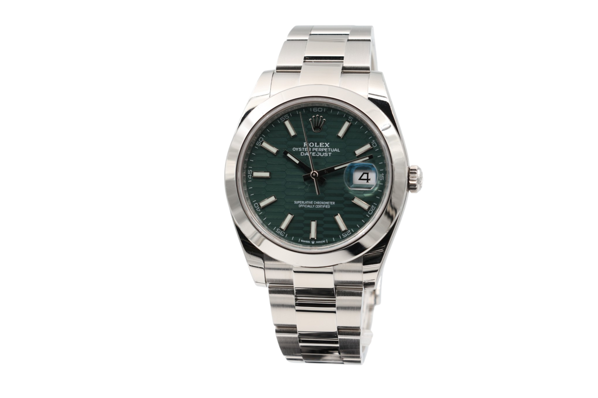 Rolex - Datejust – Green motif – 126300 – 2023