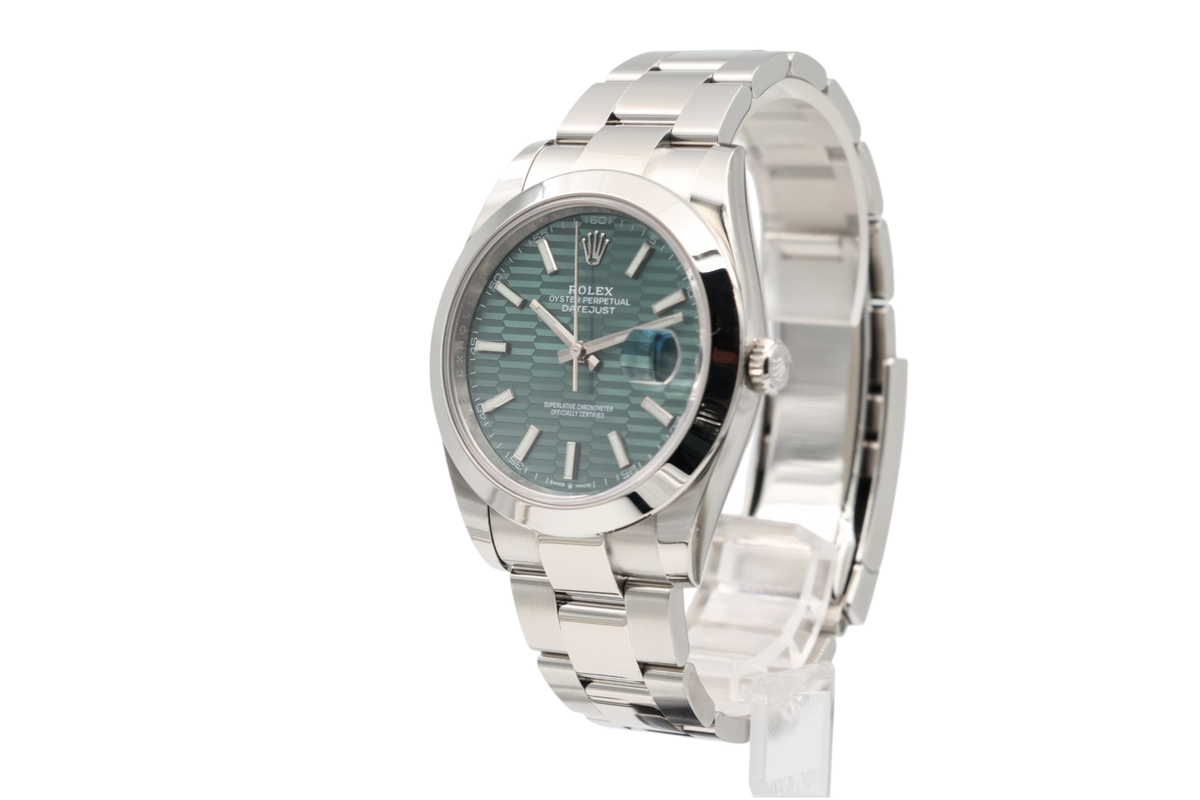 Rolex - Datejust – Green motif – 126300 – 2023