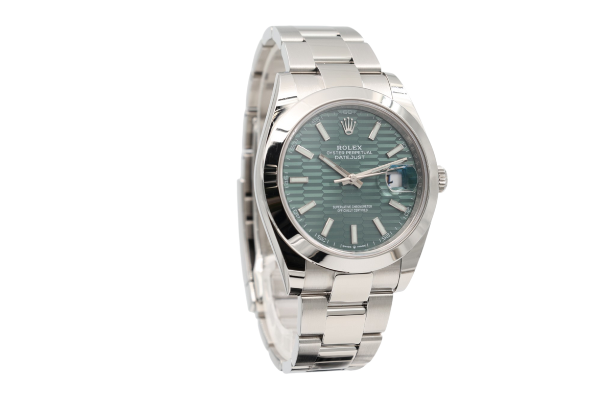 Rolex - Datejust – Green motif – 126300 – 2023