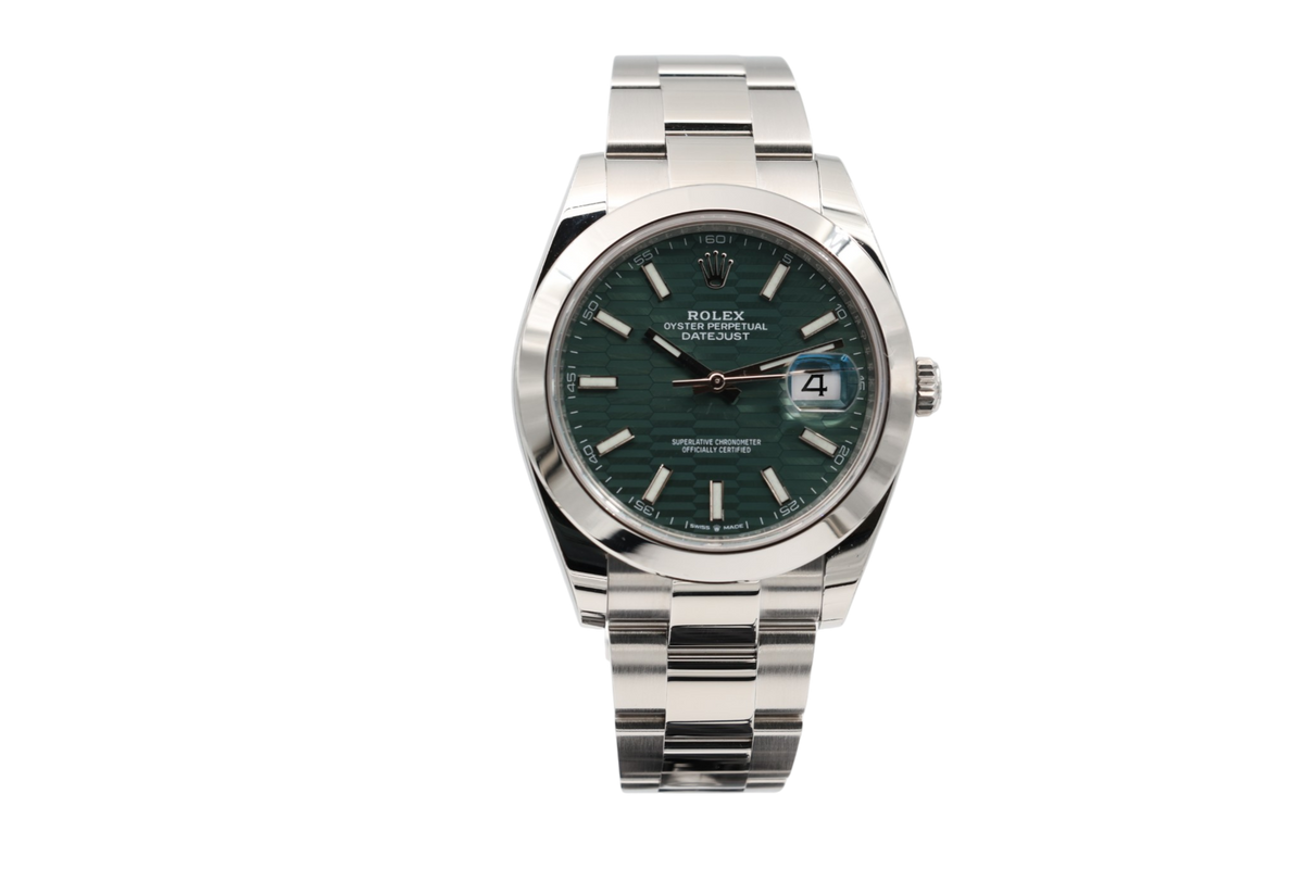 Rolex - Datejust – Green motif – 126300 – 2023