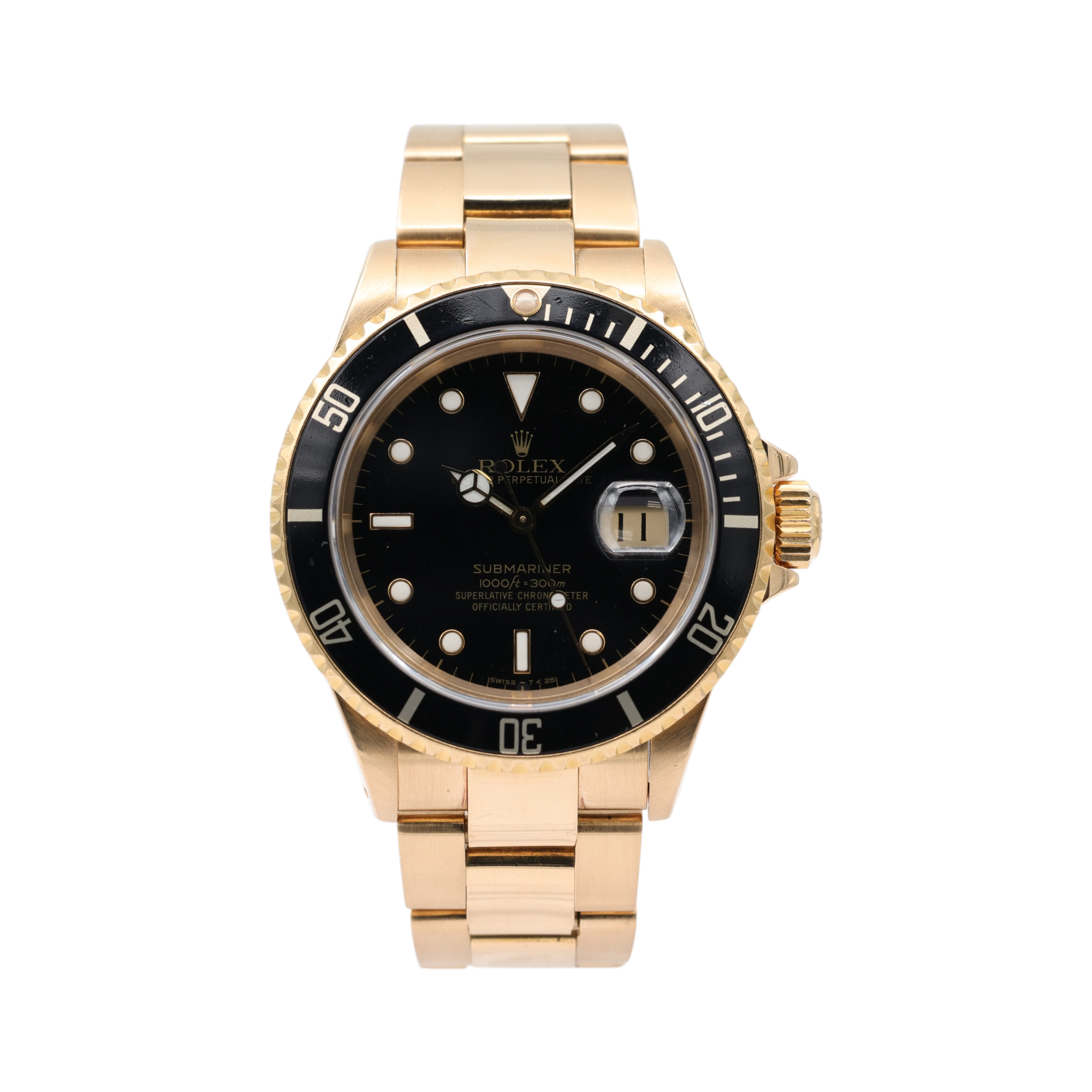 Rolex - Submariner – Yellow Gold – 16618 – 1989