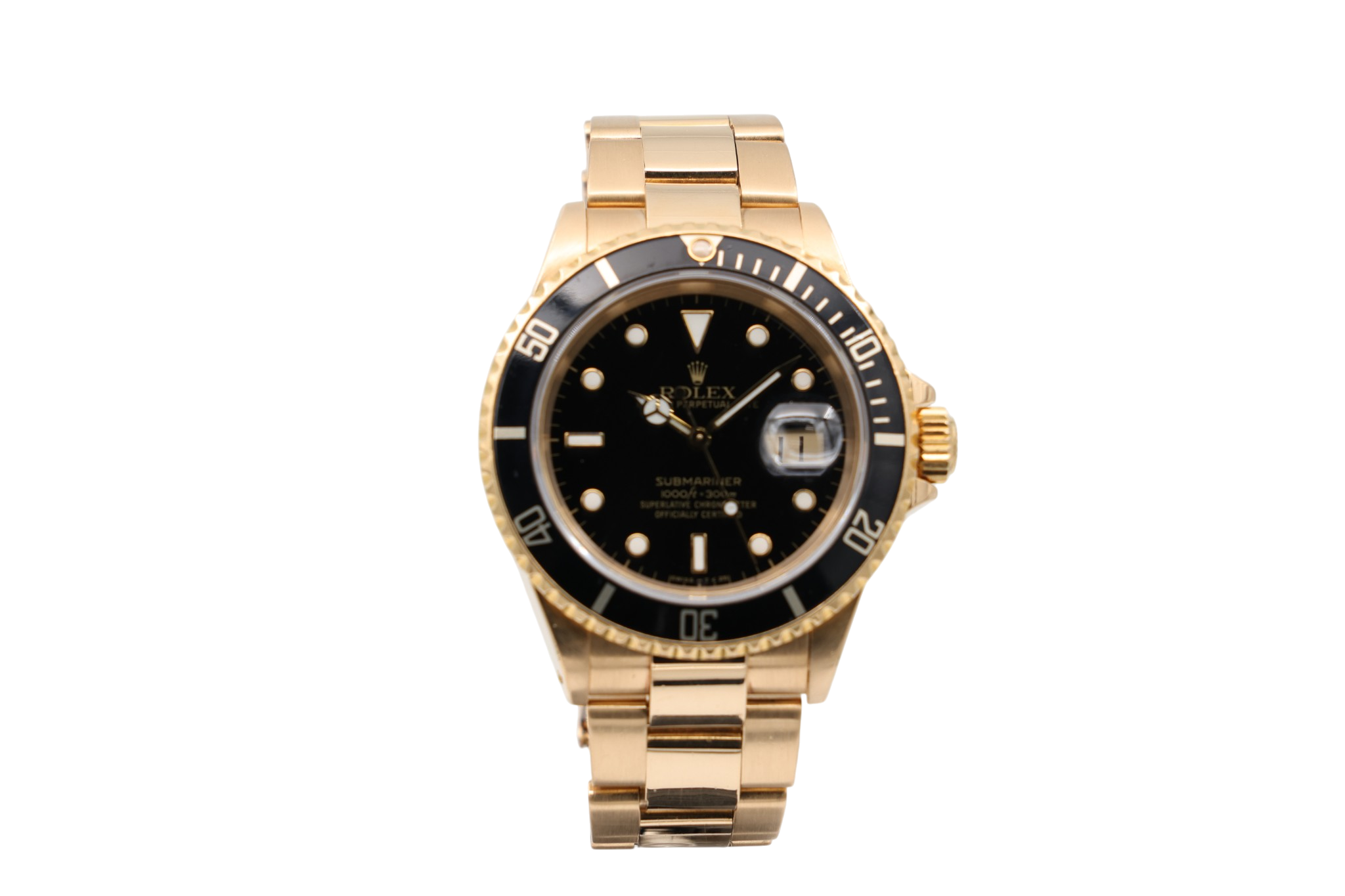 Rolex - Submariner – Yellow Gold – 16618 – 1989
