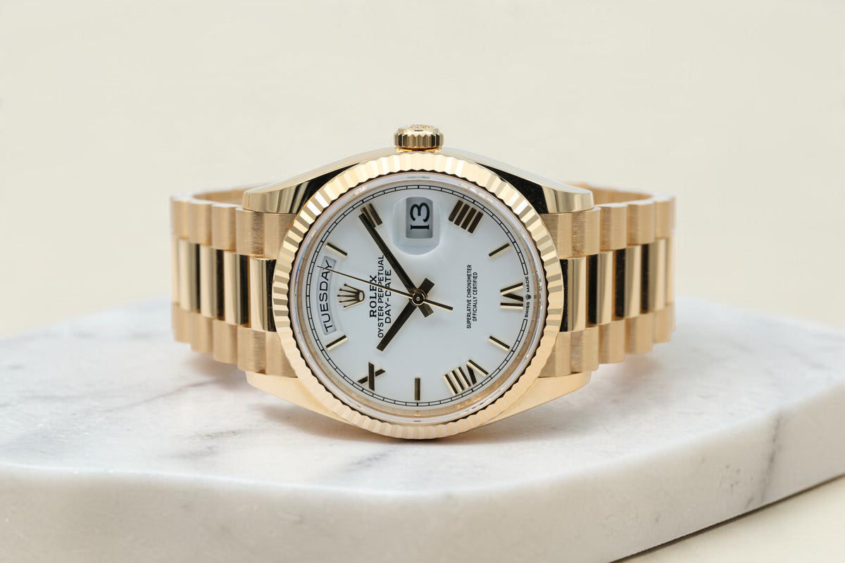 Rolex - Day Date 36 – White – 128238 – 2026