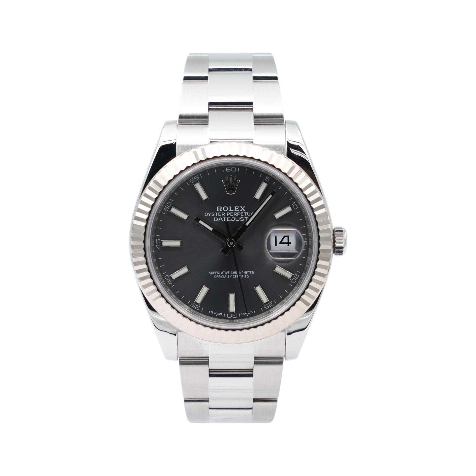 ロレックス39ダークロジュウム　リョージ Rolex - Datejust – Rhodium Grey – 126334 – 2018