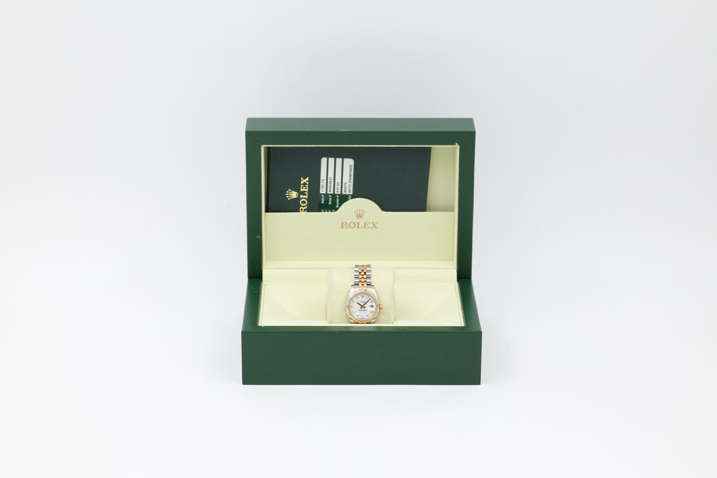 Rolex - Datejust – White with Diamond – 179173 – 2008