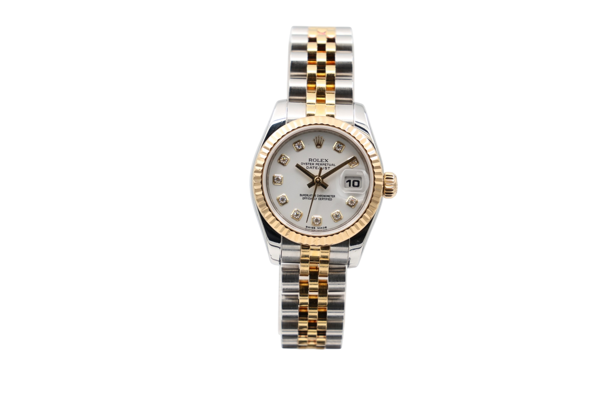 Rolex - Datejust – White with Diamond – 179173 – 2008