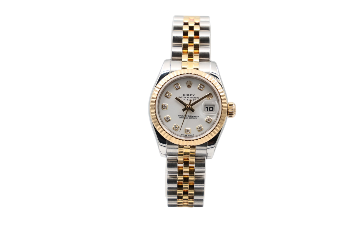 Rolex - Datejust – White with Diamond – 179173 – 2008