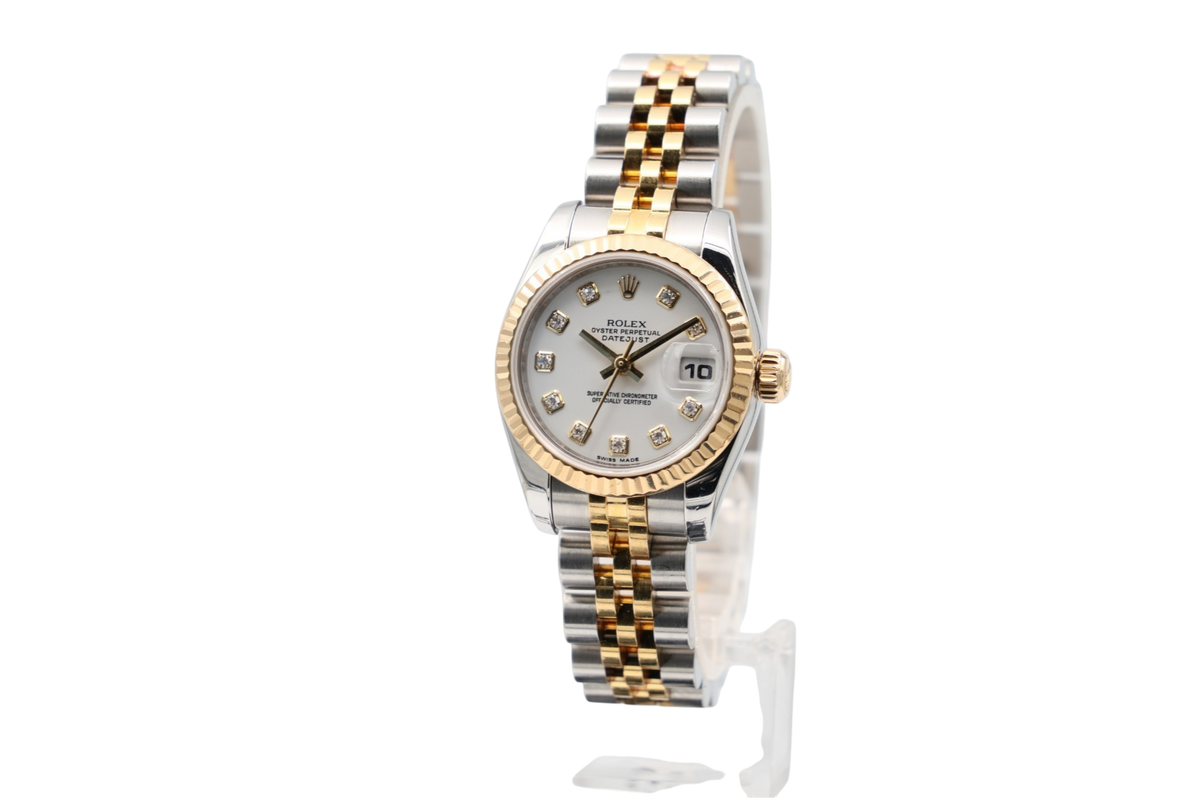 Rolex - Datejust – White with Diamond – 179173 – 2008