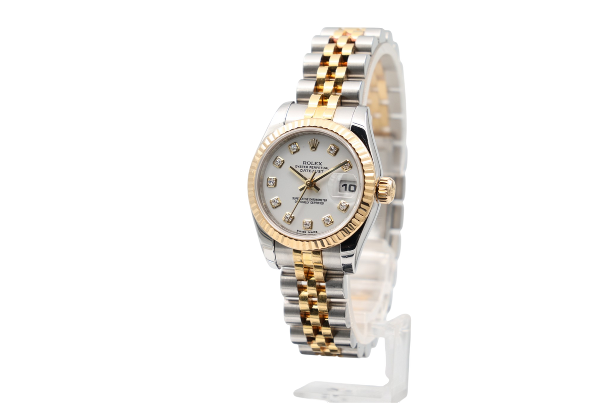 Rolex - Datejust – White with Diamond – 179173 – 2008
