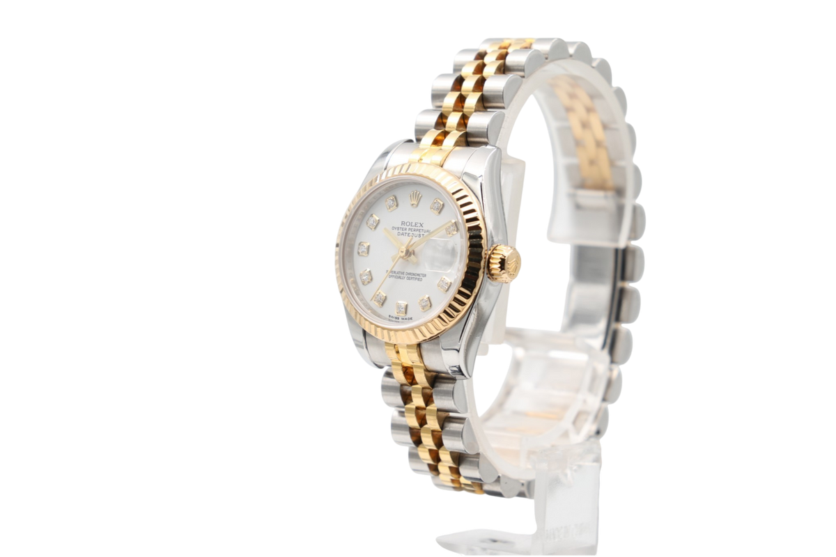 Rolex - Datejust – White with Diamond – 179173 – 2008