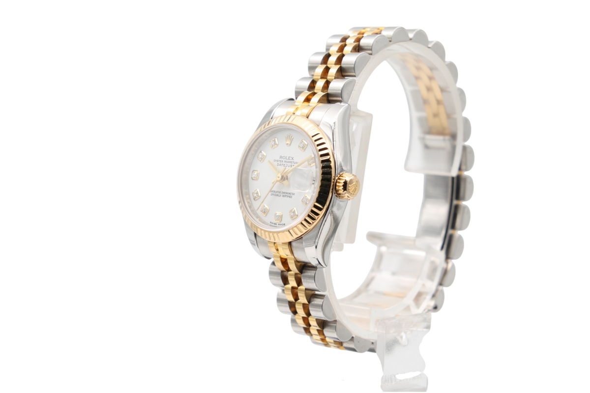 Rolex - Datejust – White with Diamond – 179173 – 2008
