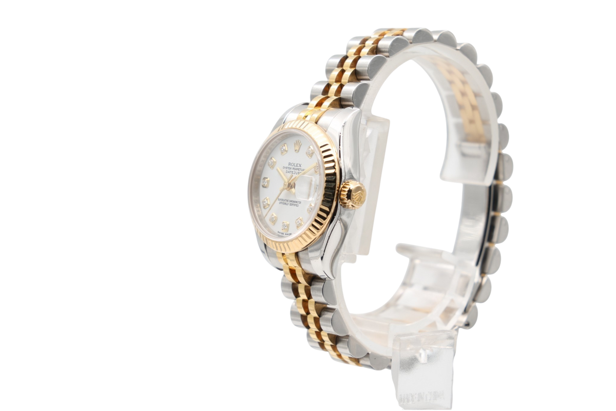 Rolex - Datejust – White with Diamond – 179173 – 2008