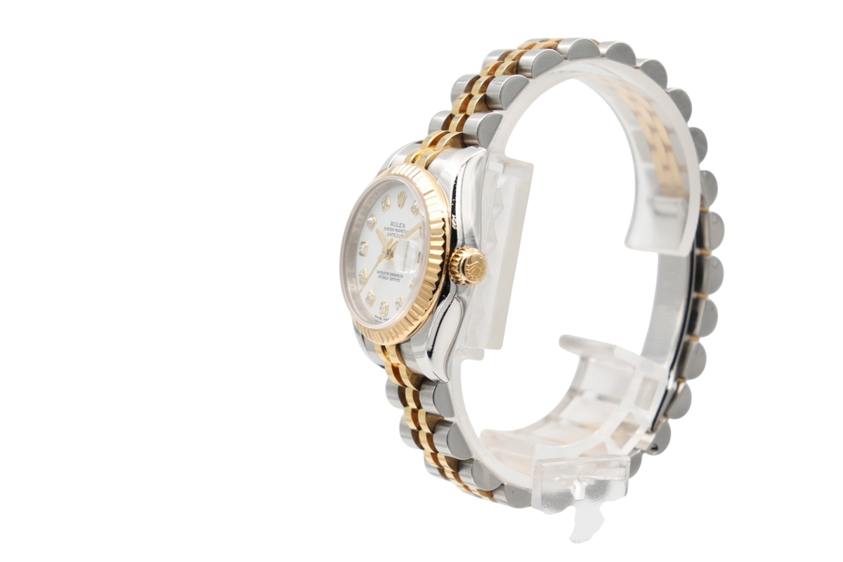 Rolex - Datejust – White with Diamond – 179173 – 2008